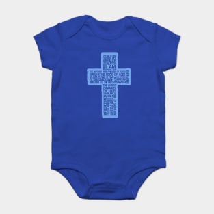 Names of Jesus Cross Baby Bodysuit